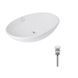 Комплект Qtap Dove: Раковина накладна овальна 625x415x150 мм White + Донний клапан PU02O 2364863854 фото 1