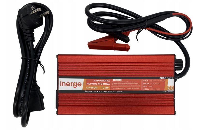 Зарядное устройство INERGE LiFePO4 20A 12.8V (CHL-14-20-01) 2612994619 фото