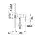 Змішувач для душу Lidz Latwa 010 (з душовим гарнітуром) (k40) LDLAT010CRM45416 Chrome SD00051540 фото 4