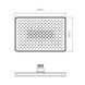 Лійка для верхнього душу Qtap Hlavova 280x280 мм прямокутна QTHLA107BLM45947 Black Matt 2262497169 фото 2