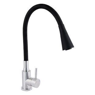 Змішувач для кухні Lidz Aria 015F31 з гнучким виливом (k35) LDARI015F31BNK31872 Black / Nickel 2333998874 фото