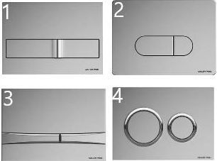 Комплект 5в1: Инсталляция Koller pool +Безободковый Подвесной унитаз Venta Flow Rimless + Клавиша CHROME 2771072626 фото