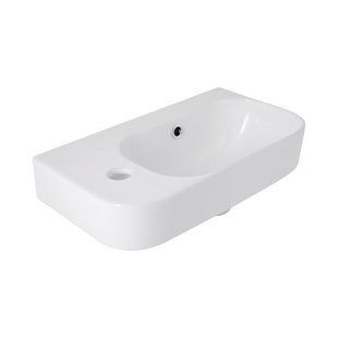 Раковина Qtap Tern 450х260х155 White QT17115117LWN 2302881080 фото