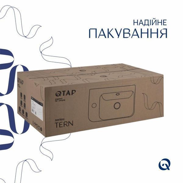 Раковина Qtap Tern 450х260х155 White QT17115117LWN 2302881080 фото