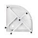 Душова кабіна Lidz Wieza SC90x90.SAT.MID.L, скло Linie 4 мм SD00045613 фото 3