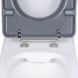Унітаз підлоговий Qtap Freedom інклюзивний Rimless безобідковий з сидінням Soft-close WHITE QT22226098W 2359814583 фото 6