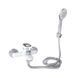 Змішувач для ванни Lidz Latwa 006 (з душовим гарнітуром) (k35) LDLAT006WHI45424 White SD00051548 фото 3