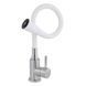 Змішувач для кухні Lidz Aria 015F31 з гнучким виливом (k35) LDARI015F31WNK36981 White / Nickel 2333998875 фото 3