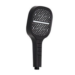 Лійка для ручного душу Qtap Rucni 130x130 мм QTRUC125BLM45957 Black Matt 2262497173 фото