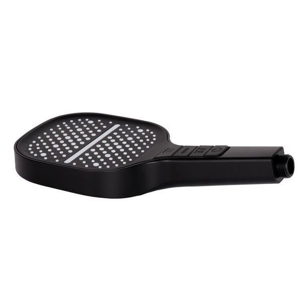 Лійка для ручного душу Qtap Rucni 130x130 мм QTRUC125BLM45957 Black Matt 2262497173 фото