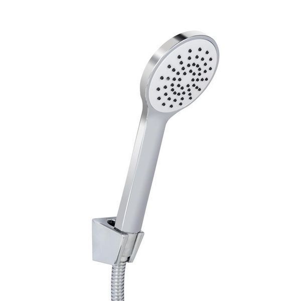 Змішувач для душу Lidz Latwa 010 (з душовим гарнітуром) (k40) LDLAT010WHI45426 White SD00051550 фото