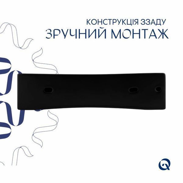 Раковина Qtap Nando LT 500х420х120 Matt black QT12112173SMBMBN 2359814588 фото
