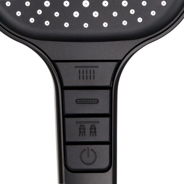 Лейка для ручного душа Qtap Rucni 130x130 мм QTRUC125BLM45957 Black Matt 2262497173 фото