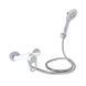 Змішувач для душу Lidz Latwa 010 (з душовим гарнітуром) (k40) LDLAT010WHI45426 White SD00051550 фото 3