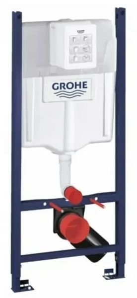Комплект 5в1: Инсталляция Grohe Rapid +Безободковый Подвесной унитаз Venta Urban Rimless + клавиша на выбор GU фото