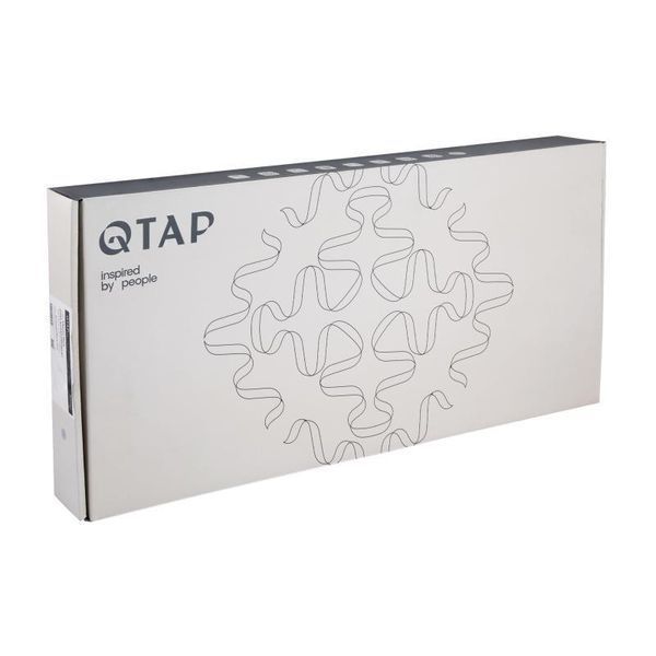 Змішувач для кухні Qtap Vlasta New з висувним виливом QTVLA344GMB45647 Gunmetal Black PVD 2361068475 фото