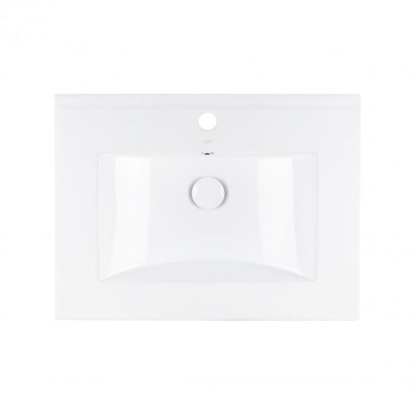 Раковина Qtap Albatross 600х460х180 White с донным клапаном QT01113060CW SD00032979 фото