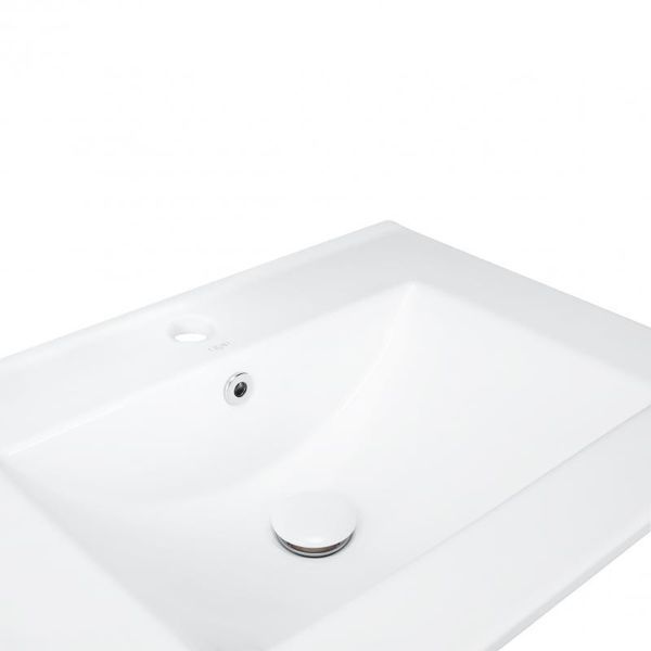 Раковина Qtap Albatross 600х460х180 White с донным клапаном QT01113060CW SD00032979 фото