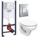 Комплект 5в1: Инсталляция Grohe Rapid +Подвесной унитаз Kolo idol с микролифтом+ клавиша хром GV I2 фото 7