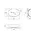 Раковина-чаша Qtap Dove 625х415х150 White QT06113077WN 2302881083 фото 2