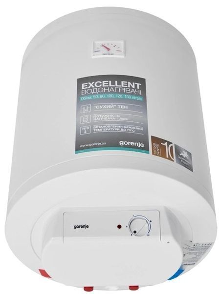 Водонагреватель GBF 50/UA 2 х 1,0 кВт 50 л 608 х 454 х 461 мм GORENJE 294065 фото