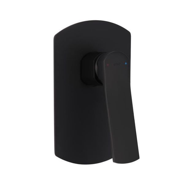 Змішувач для душу Qtap Slavonice прихованого монтажу QTSLA267BLM45903 Black Matt 2262497176 фото