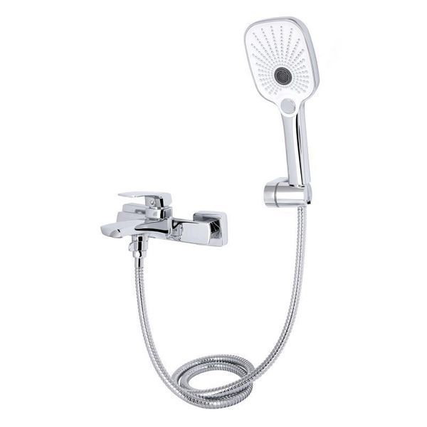 Змішувач для ванни Qtap Tern (c душевым гарнитуром) QTTER259CRM47586 Chrome 2591572271 фото