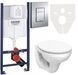Комплект 5в1: Инсталляция Grohe Rapid +Подвесной унитаз Kolo idol с микролифтом+ клавиша хром KOER 2992878101 фото 1