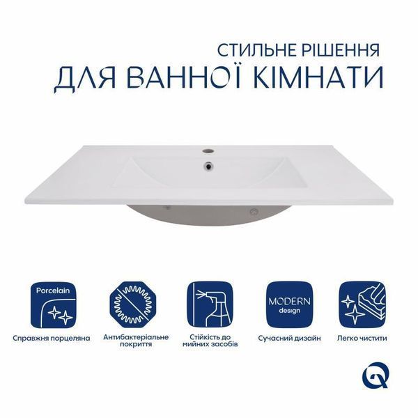 Раковина Qtap Albatross 800х460х180White QT01113080CW1 2506096003 фото