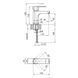 Смеситель для раковины Qtap Lipno 1023101CB SD00042257 фото 2