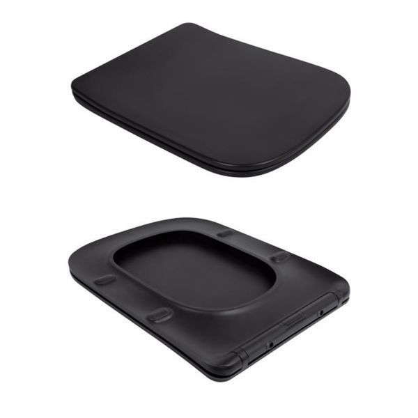 Унітаз підвісний Qtap Tern New Ultra Quiet безобідковий з сидінням Soft-close MATT BLACK QT17332303ASMB 2448466442 фото