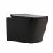 Унітаз підвісний Qtap Tern New Ultra Quiet безобідковий з сидінням Soft-close MATT BLACK QT17332303ASMB 2448466442 фото 4