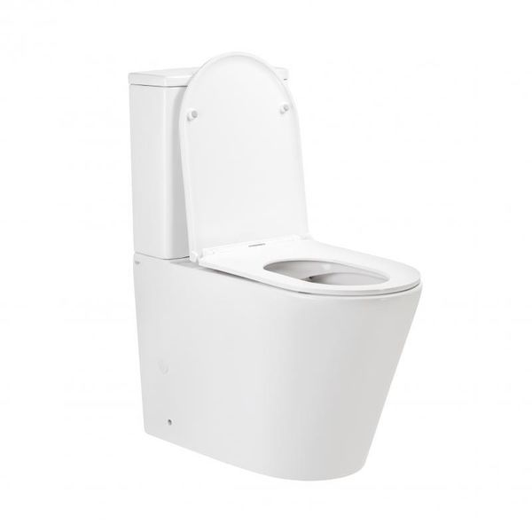 Унитаз-компакт Qtap Scorpio безободковый с сиденьем Soft-close QT14222125ARW SD00042527 фото
