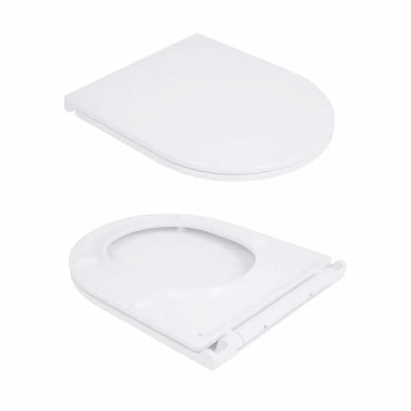 Унітаз підвісний Qtap Taurus безободковий з сидінням Soft-close QT2433084EUQW SD00051552 фото