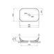 Раковина-чаша Qtap Robin 610х400х145 Matt black QT132143PMBMBN 2507269458 фото 2