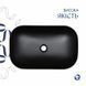 Раковина-чаша Qtap Robin 610х400х145 Matt black QT132143PMBMBN 2507269458 фото 4