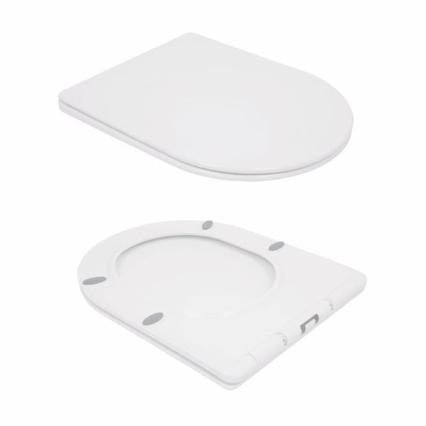 Унитаз подвесной Qtap Swan безободковый с сиденьем Soft-close QT16335178W SD00036227 фото