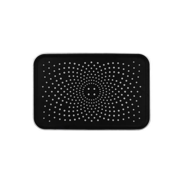 Лійка для верхнього душу Qtap Hlavova 260x180 мм прямокутна QTHLA107CRM45784 Chrome/Black 2286126197 фото