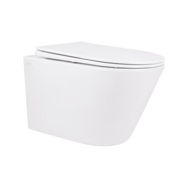 Унитаз подвесной Qtap Swan безободковый с сиденьем Soft-close QT16335178W SD00036227 фото