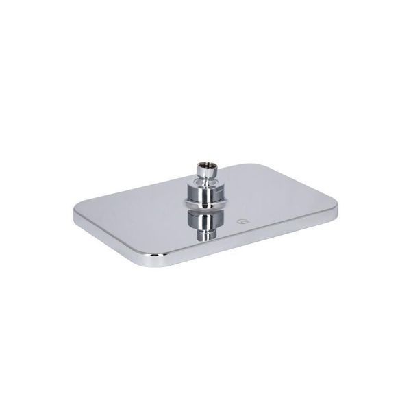 Лійка для верхнього душу Qtap Hlavova 260x180 мм прямокутна QTHLA107CRM45784 Chrome/Black 2286126197 фото
