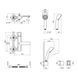 Смеситель для ванной Qtap Krychle 3052104GC SD00042851 фото 10
