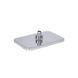 Лійка для верхнього душу Qtap Hlavova 260x180 мм прямокутна QTHLA107CRM45784 Chrome/Black 2286126197 фото 3