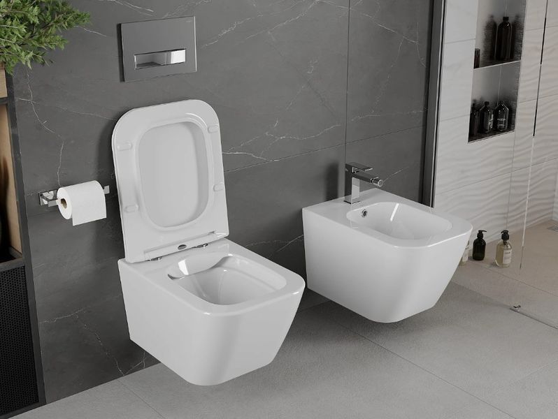 Подвесной унитаз MEXEN MADOX WHITE SLIM белый * 2523706049 фото