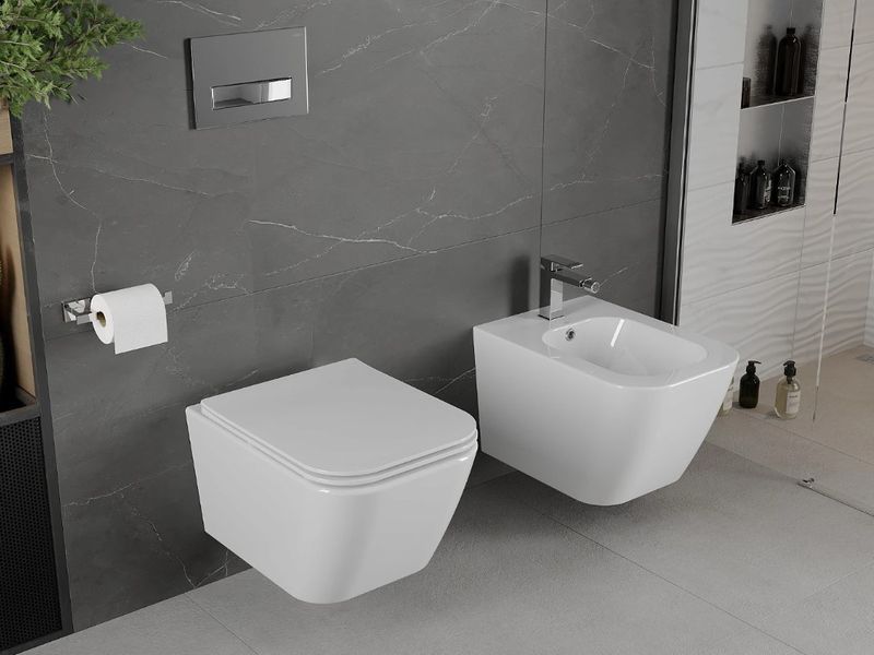 Подвесной унитаз MEXEN MADOX WHITE SLIM белый * 2523706049 фото