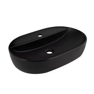 Раковина-чаша Qtap Scorpio 610x400x120 Matt black QT142203MBMBN 2302881091 фото