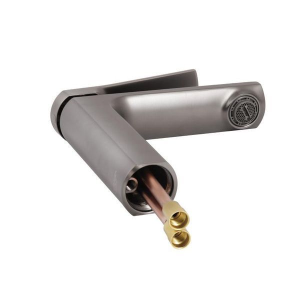 Змішувач для раковини Qtap Slavonice QTSLA270GMB45924 Gunmetal Black PVD 2262497181 фото