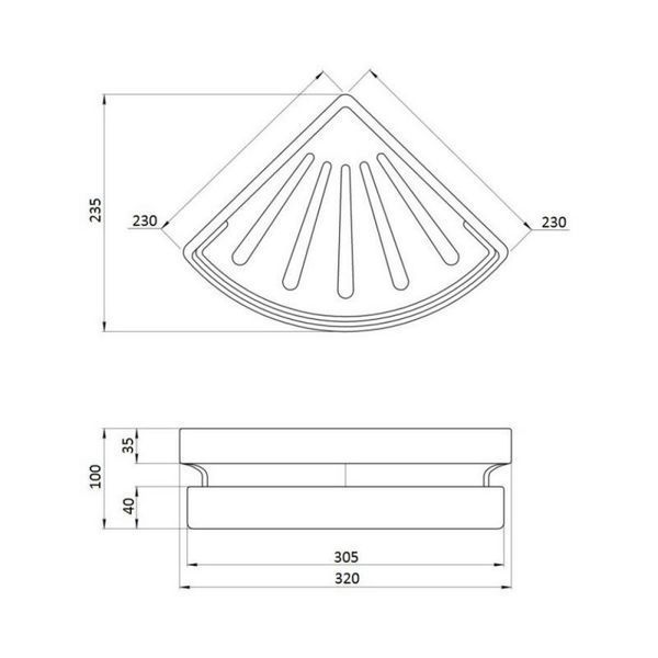 Полка Qtap PL01 SD00031256 фото