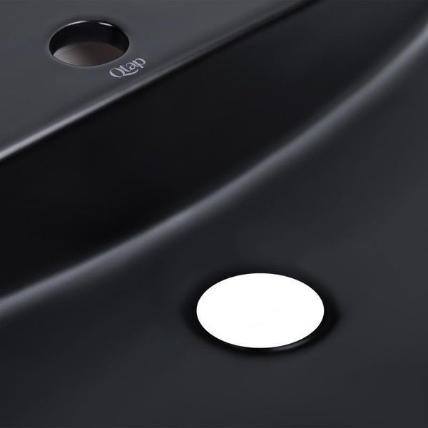 Раковина-чаша Qtap Scorpio 610x400x120 Matt black QT142203MBMBN 2302881091 фото