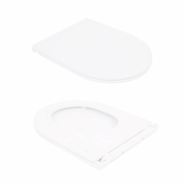Унитаз подвесной Qtap Robin Mew безободковый с сиденьем Soft-close QT1333046ENRW SD00033009 фото