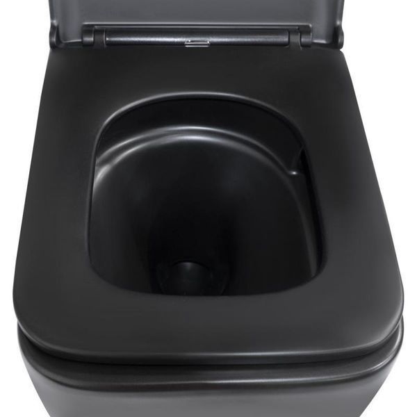 Унітаз підвісний Qtap Gemini безободковий з сидінням Soft-close QT2533076EUQMB SD00051555 фото